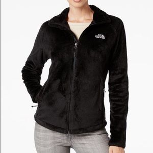 Women’s north face black fuzzy fleece